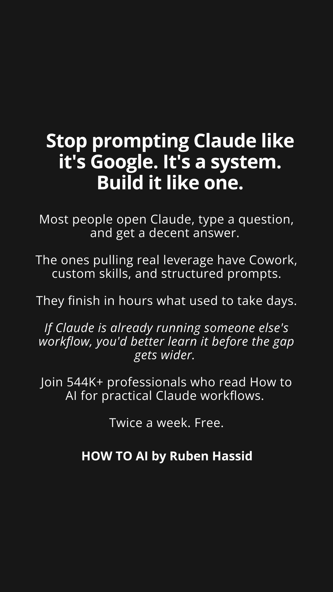 How to AI ad