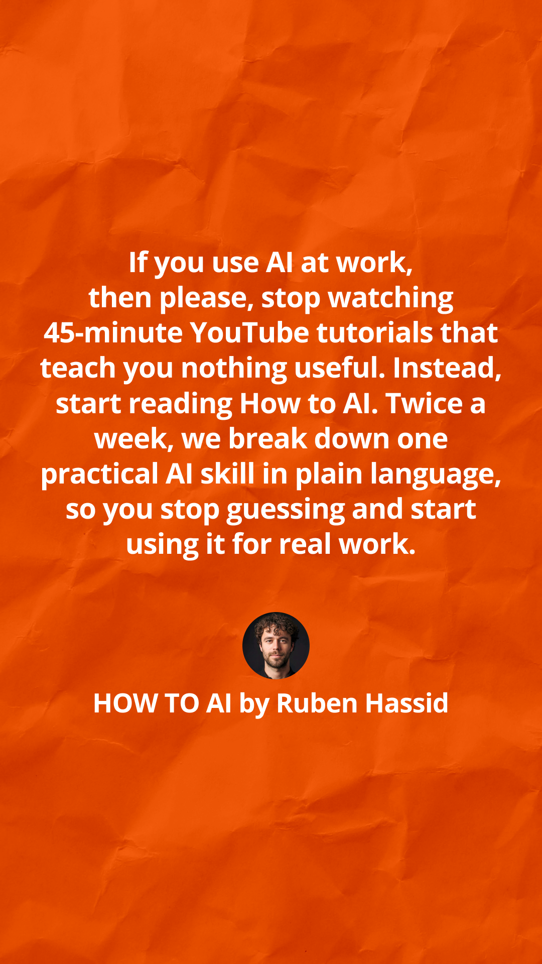 How to AI ad
