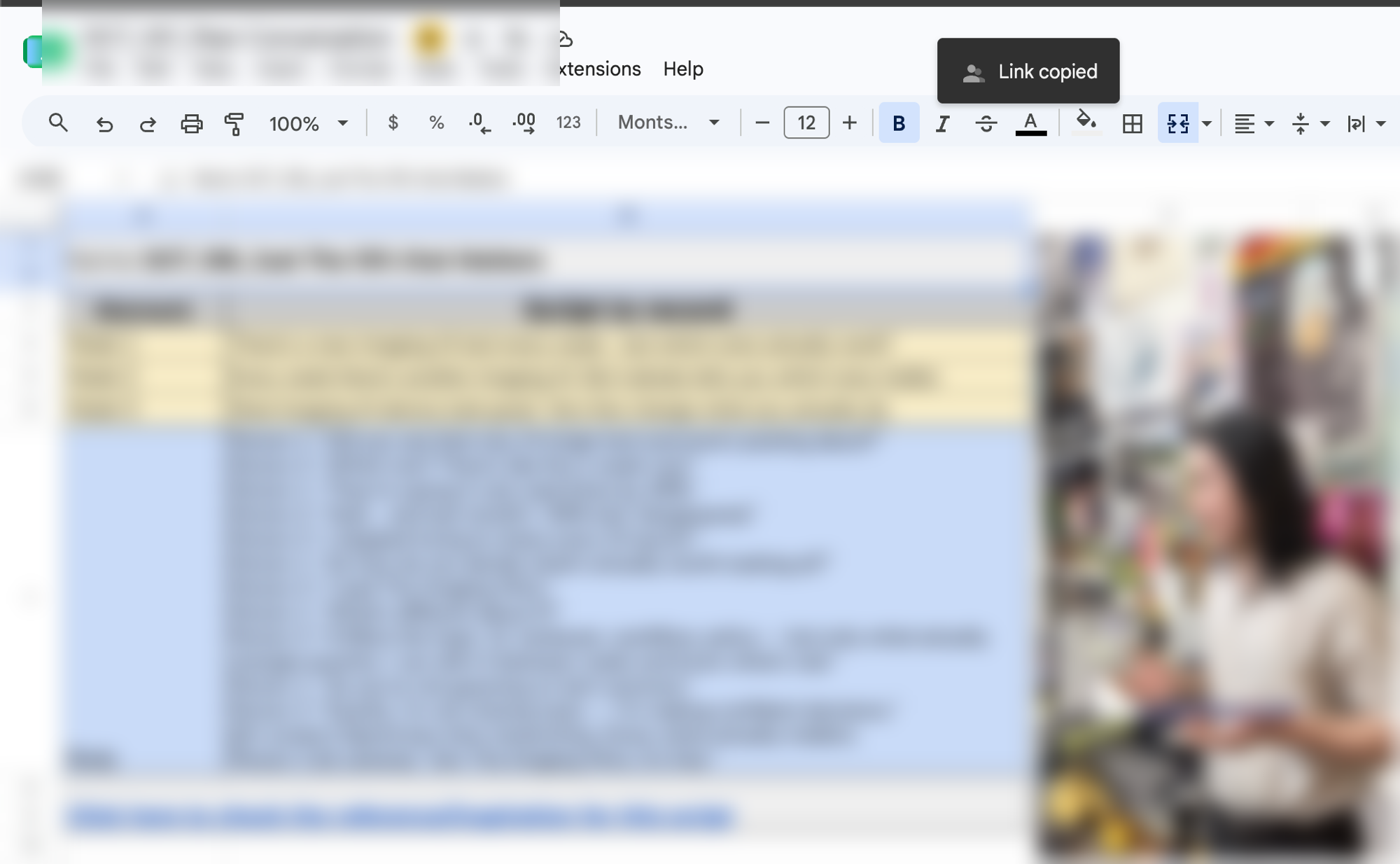 Luiz's copy, already done in Sheets. The skill picks up from there.
