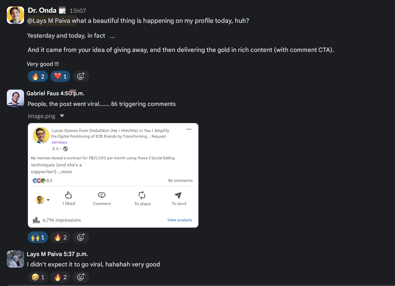 Client review
